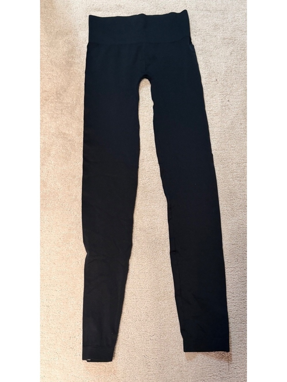 INC International Concepts Black High-Waisted Ankle Zip Leggings Large